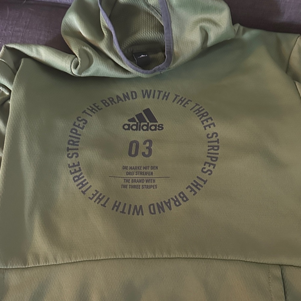 Adidas Green Pullover hoodie
